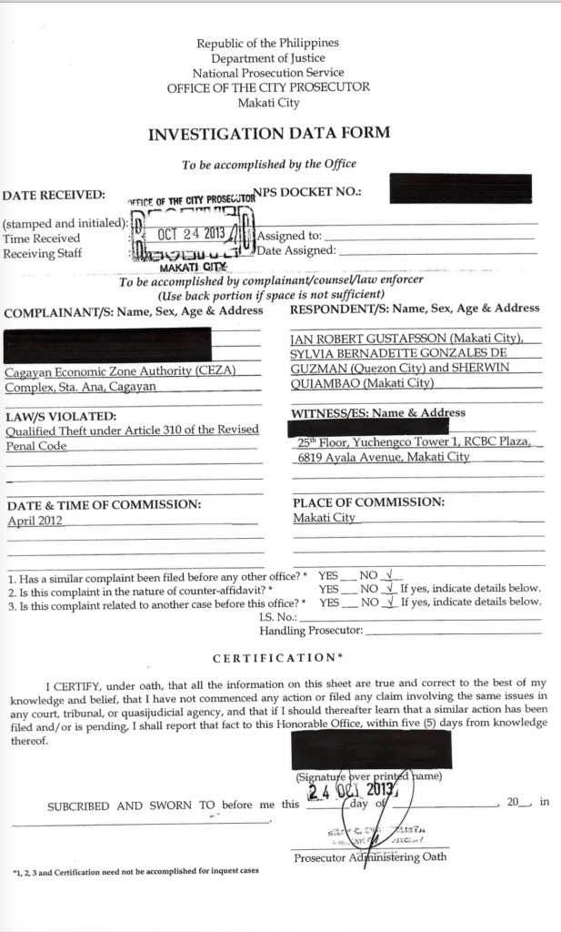 Arrest Warrants Issued for Gambling Fraudster Sherwin Quiambao CEO AloGateway, First Global Transit Inc. and founder of AximTrade